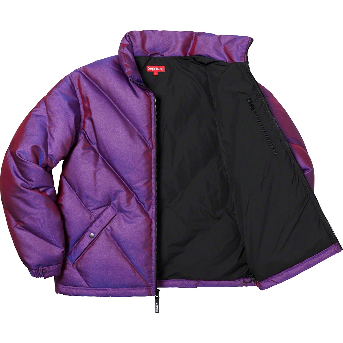 Iridescent Puffy Jacket view 2